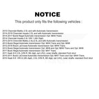 Kugel Front Left (Driver Side) CV Axle Drive Shaft And Complete Wheel Hub Bearing Assembly Kit For Chevrolet Buick Malibu Impala LaCrosse Regal Saab 9-5 KN7-101325