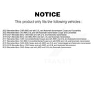 Kugel Front Left (Driver Side) CV Axle Drive Shaft And Complete Wheel Hub Bearing Assembly Kit For Mercedes-Benz C300 C43 AMG C400 C450 KN7-101341