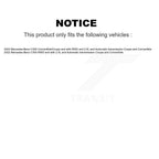 Kugel Front Left (Driver Side) CV Axle Drive Shaft And Complete Wheel Hub Bearing Assembly Kit For Mercedes-Benz C300 Coupe Convertible KN7-101342