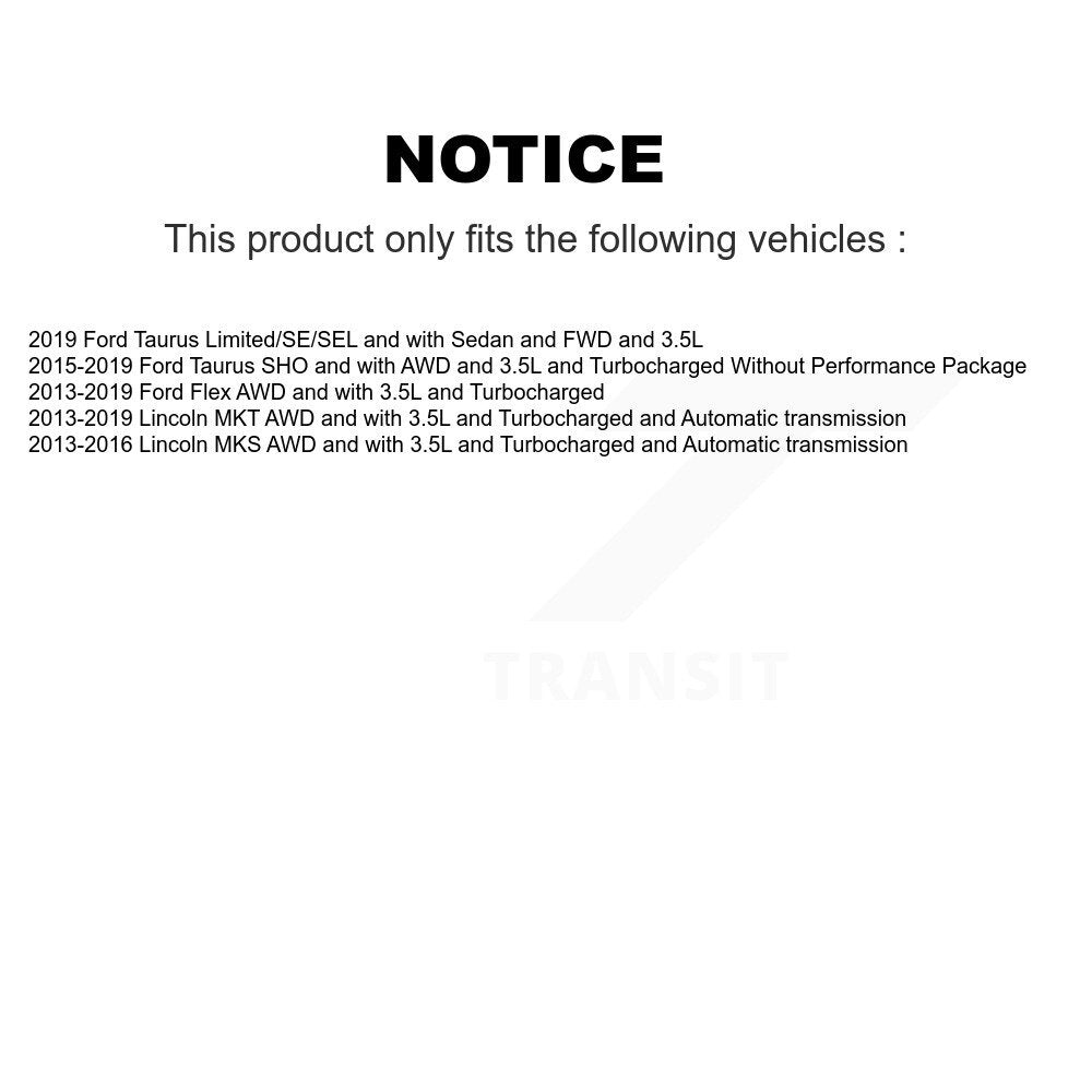 Kugel Front Left (Driver Side) CV Axle Drive Shaft And Complete Wheel Hub Bearing Assembly Kit For Ford Flex Taurus Lincoln MKT MKS KN7-101352