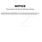 Kugel Front Left (Driver Side) CV Axle Drive Shaft And Complete Wheel Hub Bearing Assembly Kit For Chevrolet Equinox GMC Terrain FWD/4WD with 1.5L Ecotec engine Automatic transmission KN7-101355