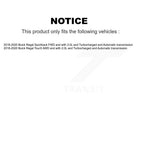 Kugel Front Left (Driver Side) CV Axle Drive Shaft And Complete Wheel Hub Bearing Assembly Kit For 2018-2020 Buick Regal Sportback TourX KN7-101356
