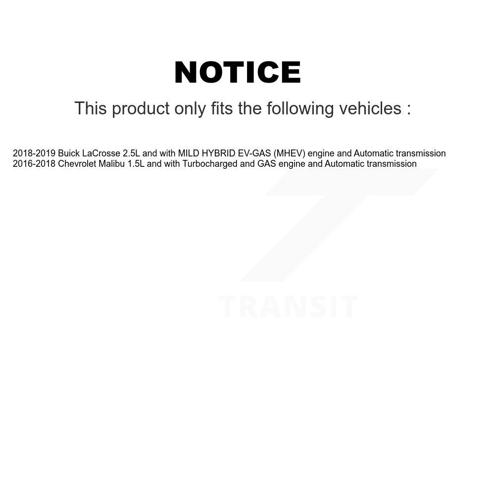 Kugel Front Left (Driver Side) CV Axle Drive Shaft And Complete Wheel Hub Bearing Assembly Kit For Chevrolet Malibu Buick LaCrosse KN7-101357