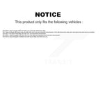 Kugel Front Left (Driver Side) CV Axle Drive Shaft And Complete Wheel Hub Bearing Assembly Kit For Jeep Compass Renegade Fiat 500X KN7-101372