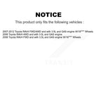 Kugel Front Left (Driver Side) CV Axle Drive Shaft And Complete Wheel Hub Bearing Assembly Kit For Toyota RAV4 KN7-101390