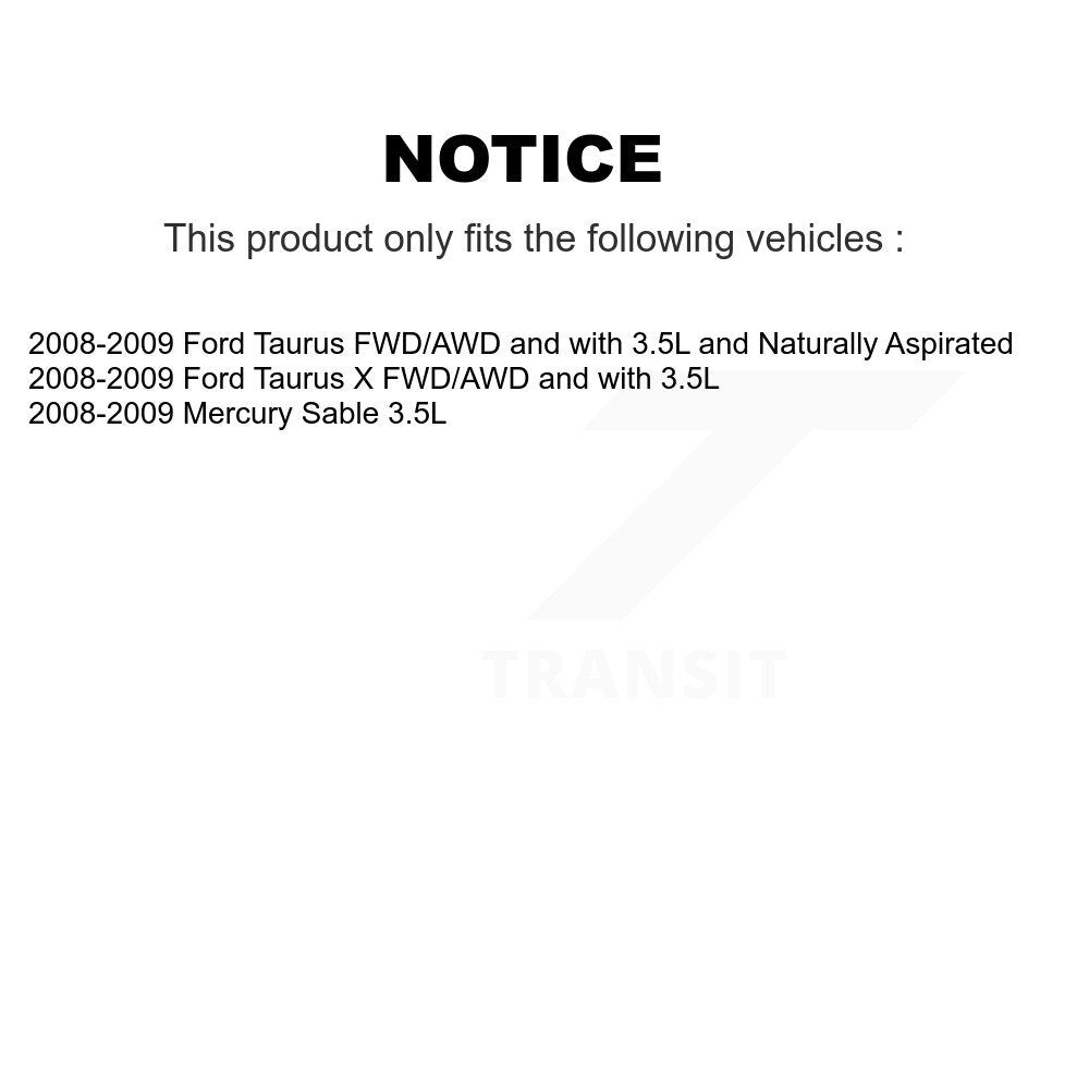 Kugel Front Left (Driver Side) CV Axle Drive Shaft And Complete Wheel Hub Bearing Assembly Kit For 2008-2009 Ford Taurus X Mercury Sable KN7-101412
