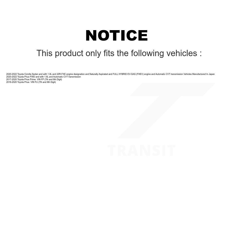 Kugel Front Left (Driver Side) CV Axle Drive Shaft And Complete Wheel Hub Bearing Assembly Kit For Toyota Corolla Prius Prime KN7-101421