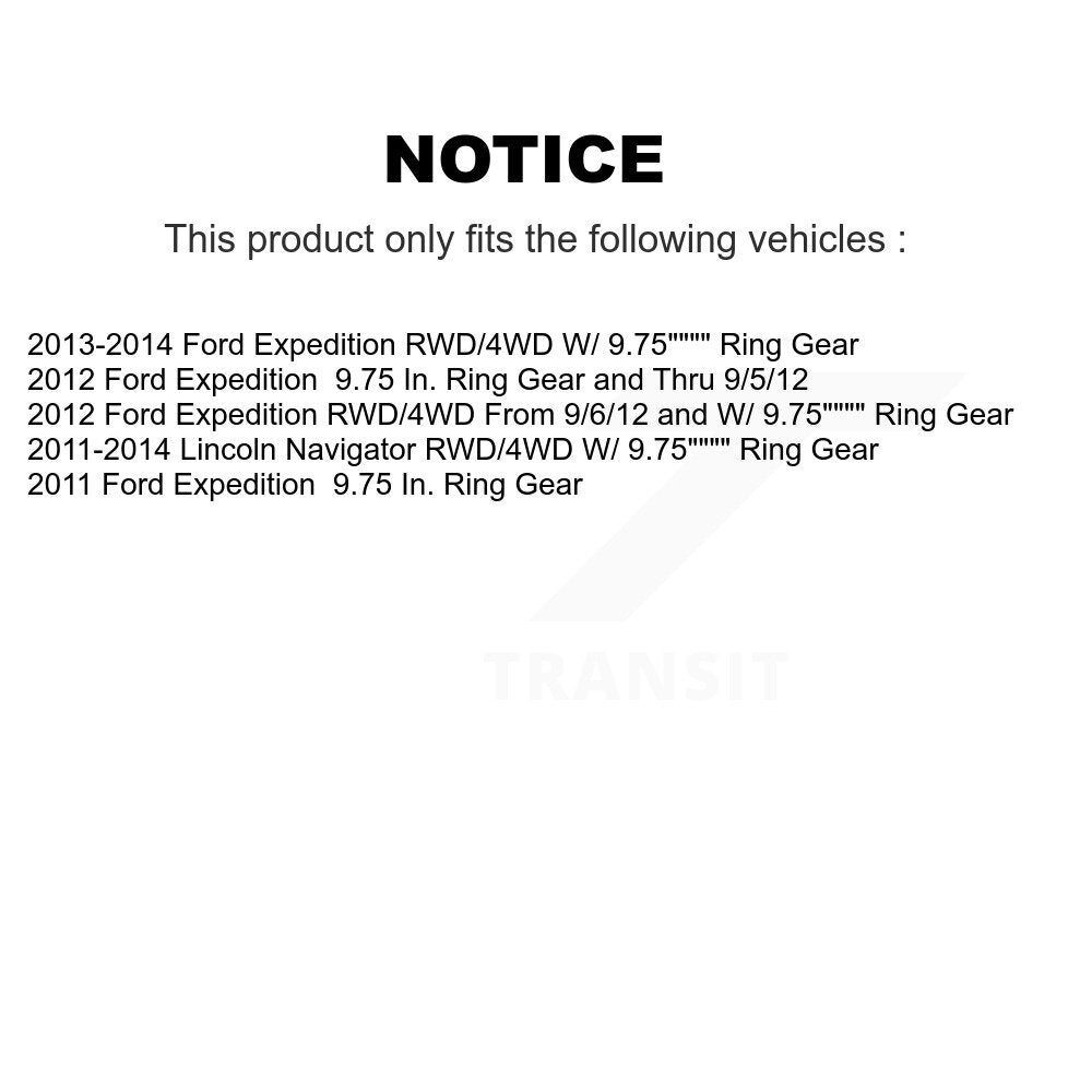 Kugel Rear Left (Driver Side) CV Axle Drive Shaft And Complete Wheel Hub Bearing Assembly Kit For Ford Expedition Lincoln Navigator KN7-101442