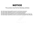 Kugel Rear Left (Driver Side) CV Axle Drive Shaft And Complete Wheel Hub Bearing Assembly Kit For Dodge Charger Challenger Chrysler 300 RWD with 3.6L Automatic transmission KN7-101446