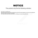 Kugel Rear Left (Driver Side) CV Axle Drive Shaft And Complete Wheel Hub Bearing Assembly Kit For Toyota RAV4 Camry Lexus ES250 KN7-101466