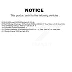 Kugel Rear Right (Passenger Side) CV Axle Drive Shaft And Complete Wheel Hub Bearing Assembly Kit For Dodge Chrysler 300 Charger Challenger KN7-101471
