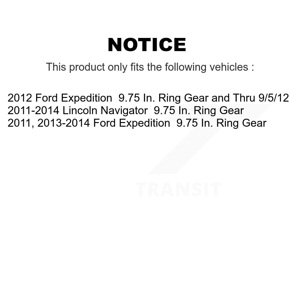 Kugel Rear Right (Passenger Side) CV Axle Drive Shaft And Complete Wheel Hub Bearing Assembly Kit For Ford Expedition Lincoln Navigator KN7-101495