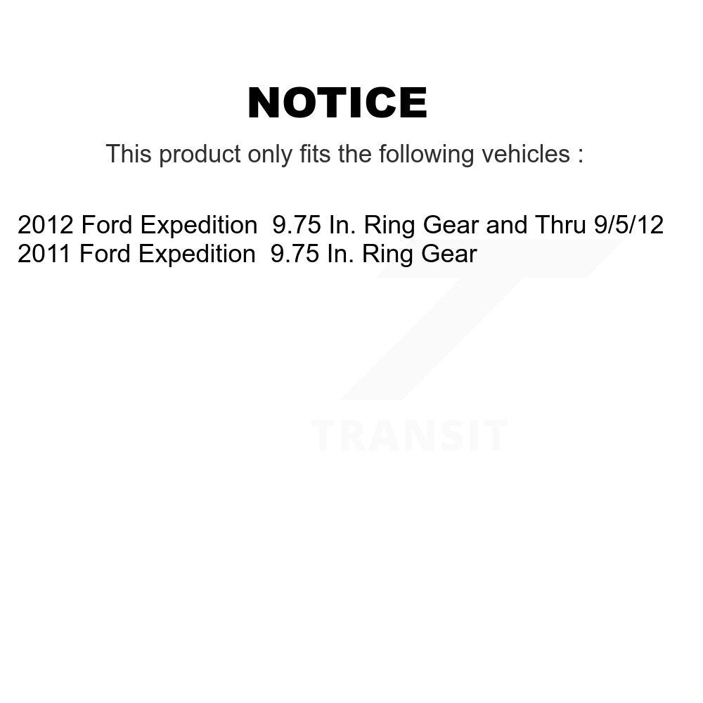Kugel Rear CV Axle Drive Shaft And Complete Wheel Hub Bearing Assembly Kit For Ford Expedition - Left Right Side (Driver Passenger) KN7-101502