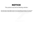 Kugel Rear CV Axle Drive Shaft And Complete Wheel Hub Bearing Assembly Kit For Subaru Forester - Left Right Side (Driver Passenger) KN7-101511
