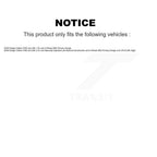 Kugel Front Rear CV Axle Drive Shaft And Complete Wheel Hub Bearing Assembly Kit (8Pc) For Dodge Caliber - Left Right Side (Driver Passenger) KN7-101527