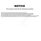 Kugel Front Rear CV Axle Drive Shaft And Complete Wheel Hub Bearing Assembly Kit (8Pc) For Ford Explorer Police Interceptor Utility - Left Right Side (Driver Passenger) KN7-101528