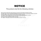 Positive Plus Front Rear Semi-Metallic Disc Brake Pads And Wear Sensors Kit For Jaguar F-Pace Land Rover Range Velar KPW-101683