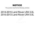 Positive Plus Front Rear Semi-Metallic Disc Brake Pads And Wear Sensors Kit For Land Rover LR4 KPW-101712