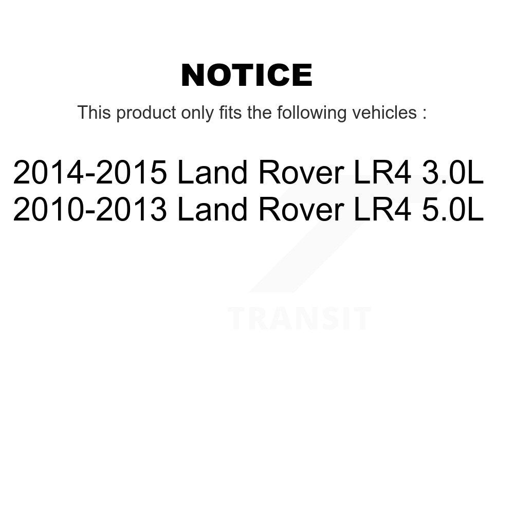 Positive Plus Front Rear Semi-Metallic Disc Brake Pads And Wear Sensors Kit For Land Rover LR4 KPW-101712