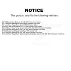 Positive Plus Front Semi-Metallic Disc Brake Pads And Wear Sensors Kit For Land Rover Range Sport Defender 110 90 KPW-101818