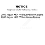 Positive Plus Front Semi-Metallic Disc Brake Pads And Wear Sensors Kit For Jaguar XKR KPW-101821