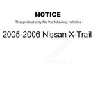 Transit Auto Front Suspension Strut And Mount Kit For 2005-2006 Nissan X-Trail - Left Right Side (Driver Passenger) KSH-100613