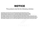 SIM Front Semi-Metallic Disc Brake Pads And Wear Sensor Kit For 2006 Volkswagen Touareg With 330mm Diameter Rotor 2 Piston Caliper KSW-100946