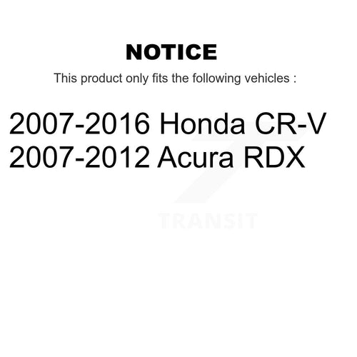 TOR Front Suspension Stabilizer Bar Link Pair For Honda CR-V Acura RDX - Left Right Side (Driver Passenger) KTR-100717