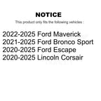 TOR Front Lower Suspension Control Arm And Ball Joint Assembly Kit For Ford Escape Bronco Sport Maverick Lincoln Corsair KTR-105802