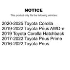 TOR Front Lower Suspension Control Arm And Ball Joint Assembly Kit For Toyota Corolla Prius Prime AWD-e KTR-105803