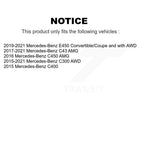 TOR Front Suspension Lower Forward Control Arm And Ball Joint Assembly Steering Tie Rod End Stabilizer Bar Link Kit (8Pc) For Mercedes-Benz C300 C43 AMG E450 C400 C450 - Left Right Side KTR-105819
