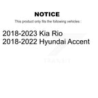 TOR Front Outer Steering Tie Rod End Kit For Kia Rio Hyundai Accent KTR-105829