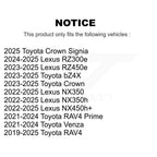 TOR Front Lower Suspension Ball Joints Pair For Toyota RAV4 Lexus Prime Venza NX350h bZ4X NX350 NX450h+ Crown Signia RZ450e RZ300e KTR-105847