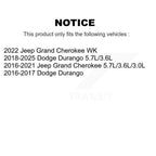 TOR Front Suspension Lower Control Arm And Ball Joint Assembly Steering Tie Rod End Stabilizer Bar Link Kit (8Pc) For Jeep Grand Cherokee Dodge Durango WK Left Right Side (Driver Passenger) KTR-105862