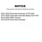 TOR Front Outer Steering Tie Rod End Pair For Chevrolet Colorado GMC Canyon KTR-105865