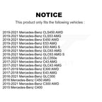 TOR Front Outer & Inner Steering Tie Rod End Kit For Mercedes-Benz GLC300 C300 C43 AMG GLC43 E450 E300 C400 E53 C450 E63 S GLC63 CLS53 GLC350e E43 CLS450 Left Right Side (Driver Passenger) KTR-105874