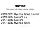 TOR Front Outer & Inner Steering Tie Rod End Kit For Hyundai Kona Electric Kia Ioniq Niro EV - Left Right Side (Driver Passenger) KTR-105876