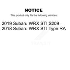 TOR Front Outer & Inner Steering Tie Rod End Kit For Subaru WRX STI - Left Right Side (Driver Passenger) KTR-105878