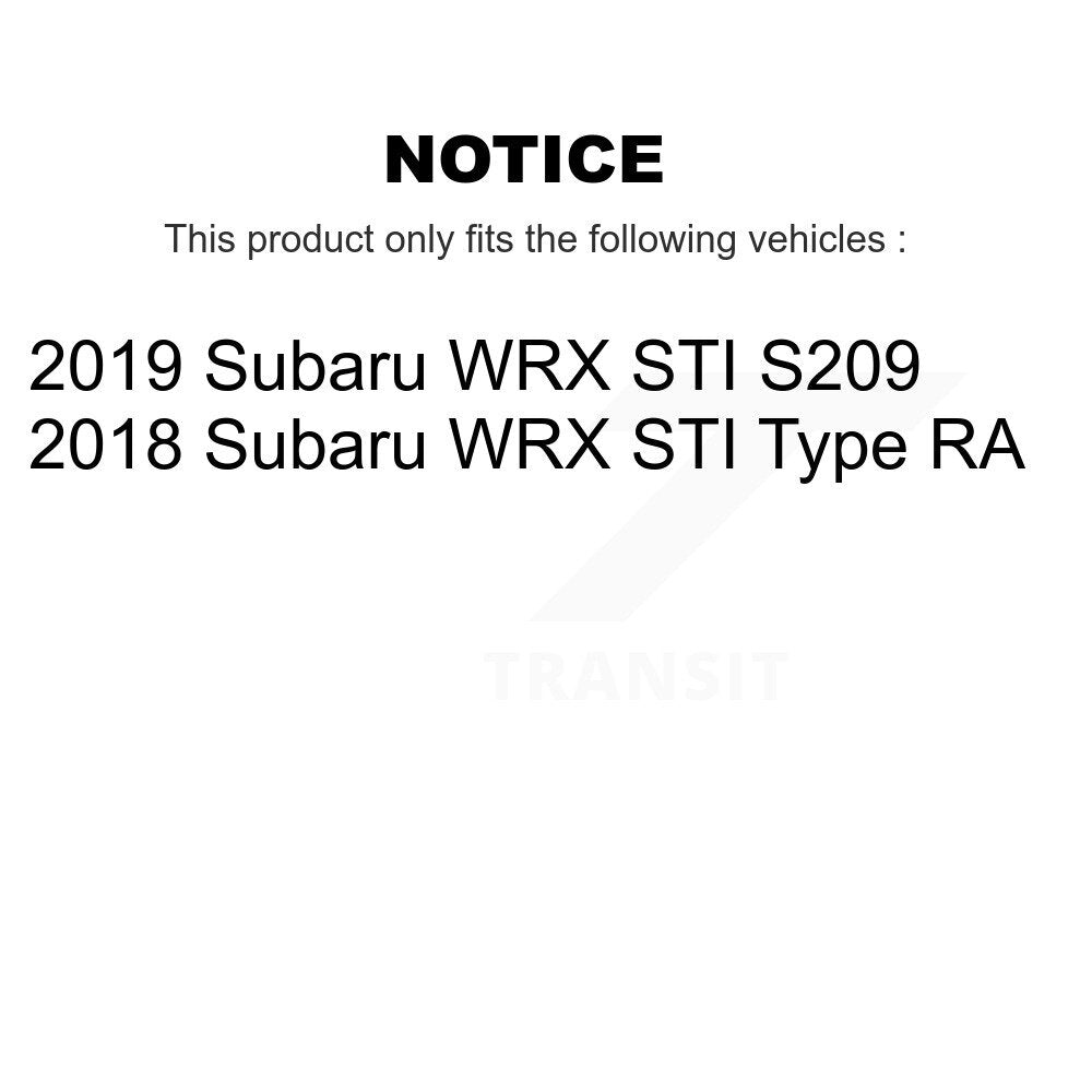 Buyers Guide for KTR-105878. Fits: Subaru WRX STI
