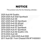 TOR Front Outer & Inner Steering Tie Rod End Kit For Audi Q5 Sportback SQ5 A6 Quattro PHEV A7 allroad S7 S6 - Left Right Side (Driver Passenger) KTR-105887