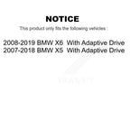 TOR Front Suspension Upper Control Arm And Ball Joint Assembly Stabilizer Bar Link Kit For BMW X5 X6 With Adaptive Drive - Left Right Side (Driver Passenger) KTR-105900