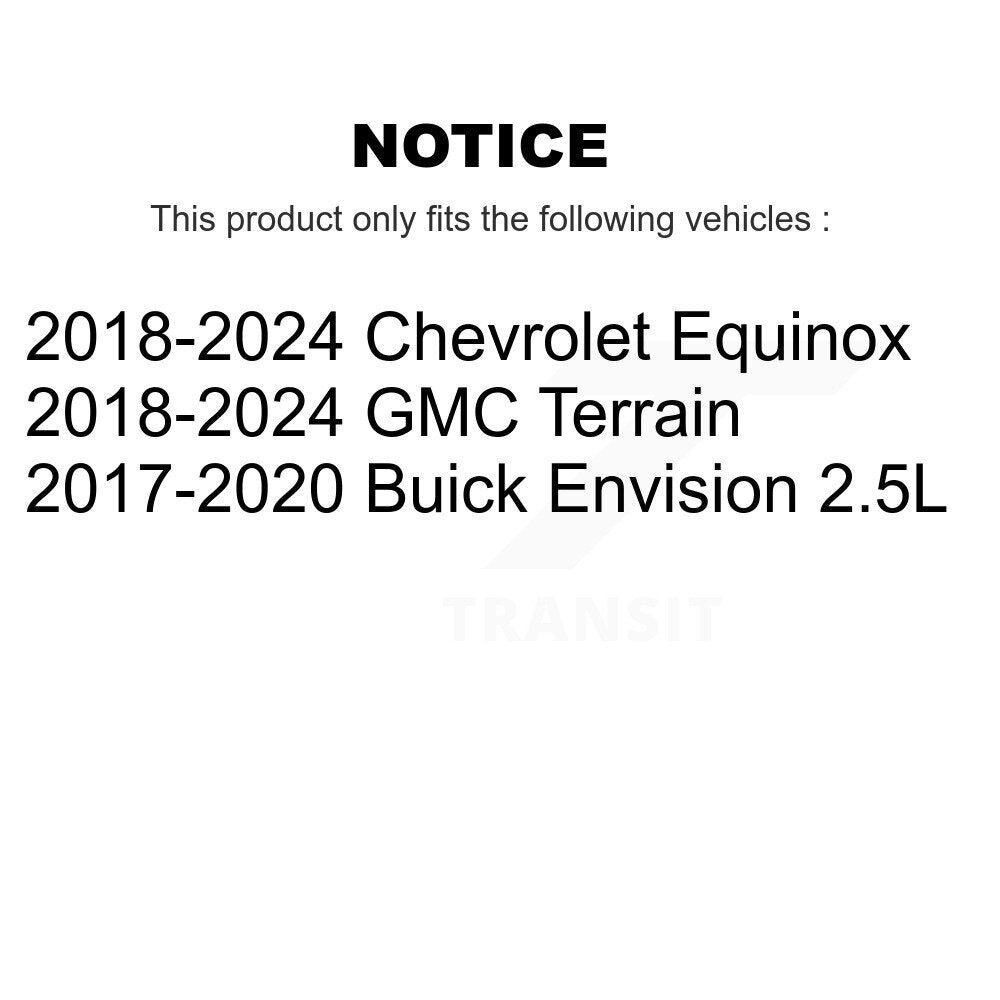 Buyers Guide for KTR-105910. Fits: Chevrolet Equinox GMC Terrain Buick Envision