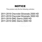 TOR Front Suspension Lower Control Arm And Ball Joint Assembly Stabilizer Bar Link Kit For 2011-2019 GMC Chevrolet Sierra 2500 HD Silverado 3500 - Left Right Side (Driver Passenger) KTR-105911