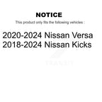 TOR Front Suspension Lower Control Arm And Ball Joint Assembly Stabilizer Bar Link Kit For Nissan Kicks Versa - Left Right Side (Driver Passenger) KTR-105912