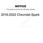 TOR Front Suspension Lower Control Arm And Ball Joint Assembly Stabilizer Bar Link Kit For 2016-2022 Chevrolet Spark - Left Right Side (Driver Passenger) KTR-105915