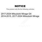 TOR Front Suspension Lower Control Arm And Ball Joint Assembly Stabilizer Bar Link Kit For Mitsubishi Mirage G4 - Left Right Side (Driver Passenger) KTR-105918