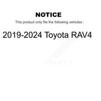 TOR Front Suspension Lower Control Arm And Ball Joint Assembly Steering Inner & Outer Tie Rod End Stabilizer Bar Link Kit (8Pc) For 2019-2024 Toyota RAV4 Left Right Side (Driver Passenger) KTR-105923