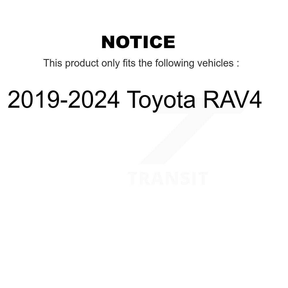 TOR Front Suspension Lower Control Arm And Ball Joint Assembly Steering Inner & Outer Tie Rod End Stabilizer Bar Link Kit (8Pc) For 2019-2024 Toyota RAV4 Left Right Side (Driver Passenger) KTR-105923