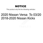TOR Front Suspension Lower Control Arm Assembly And Outer Tie Rod End Kit For Nissan Kicks Versa - Left Right Side (Driver Passenger) KTR-105963