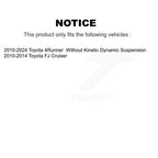 TOR Front Suspension Lower Control Arms And Upper Ball Joints Kit For Toyota 4Runner FJ Cruiser - Left Right Side (Driver Passenger) KTR-105987